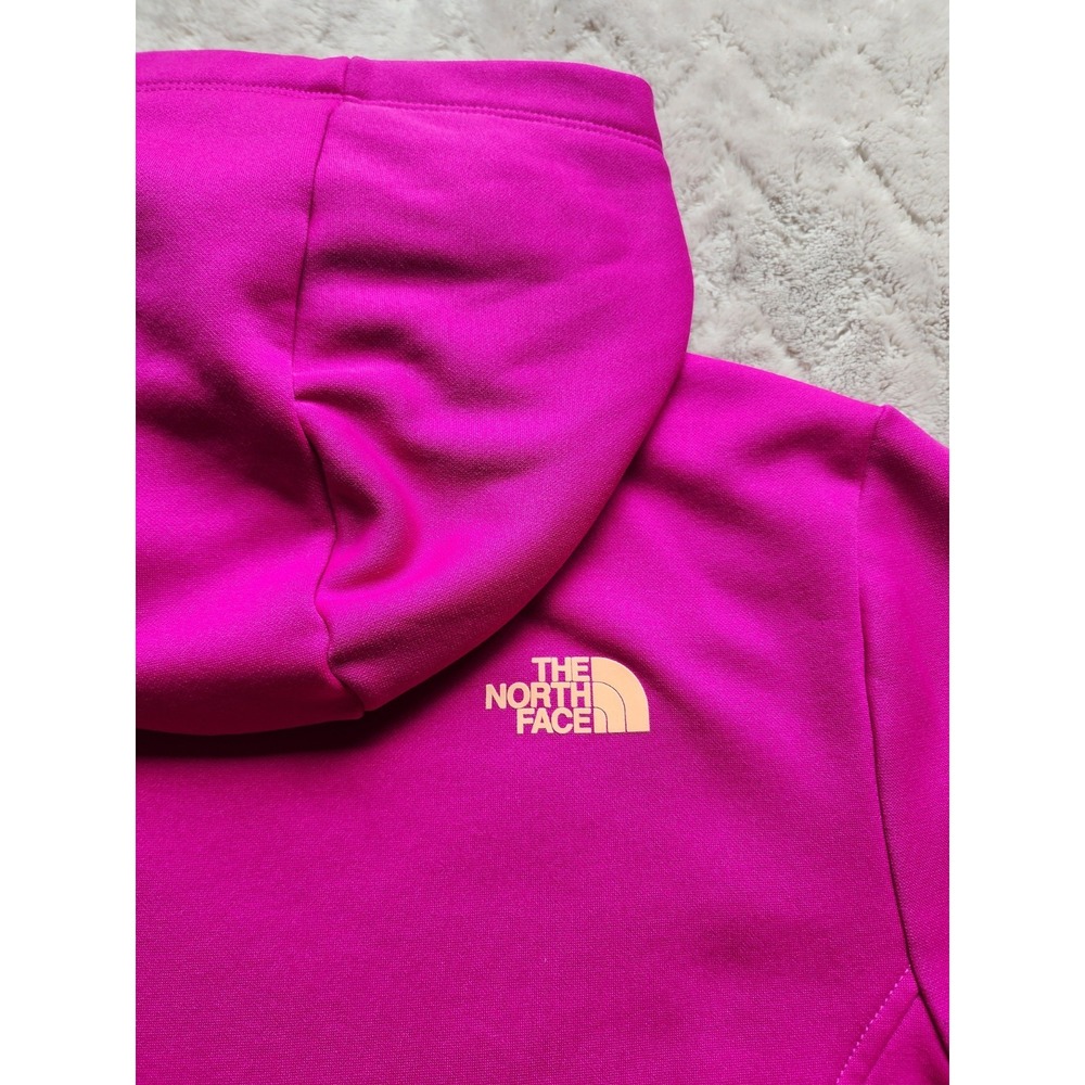 The North Face Womens Fuchsia Pink Pullover Hoodie Graphic Logo Sweatshirt M - Picture 5 of 10